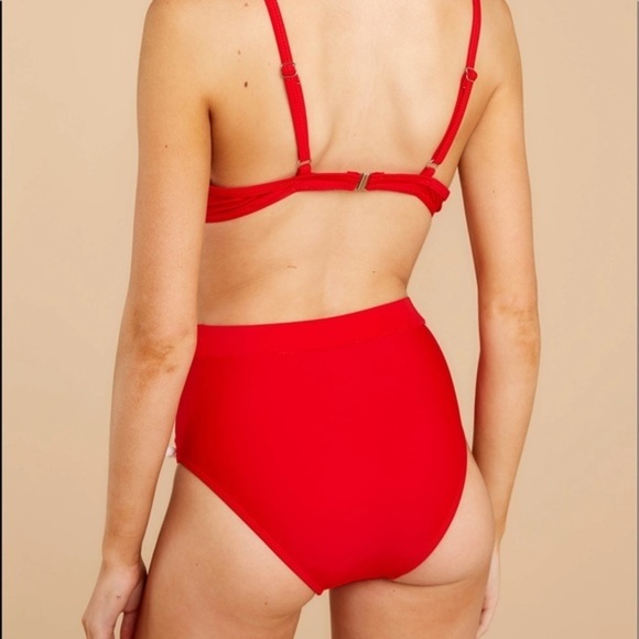 NWT Keep Confident Red Bikini Bottoms - Picture 3 of 7